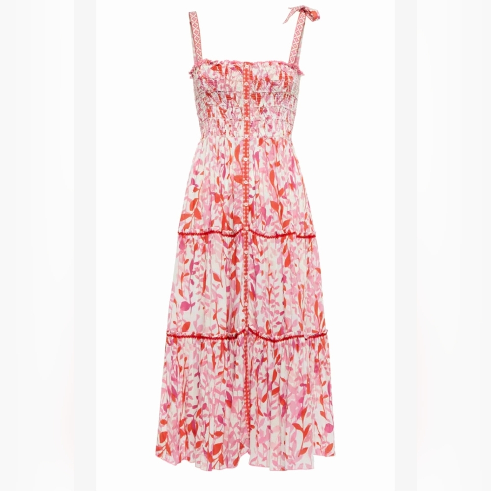 Poupette St Barth Trinny Dress Pink Esterel Women’s Size Small - Picture 1 of 7